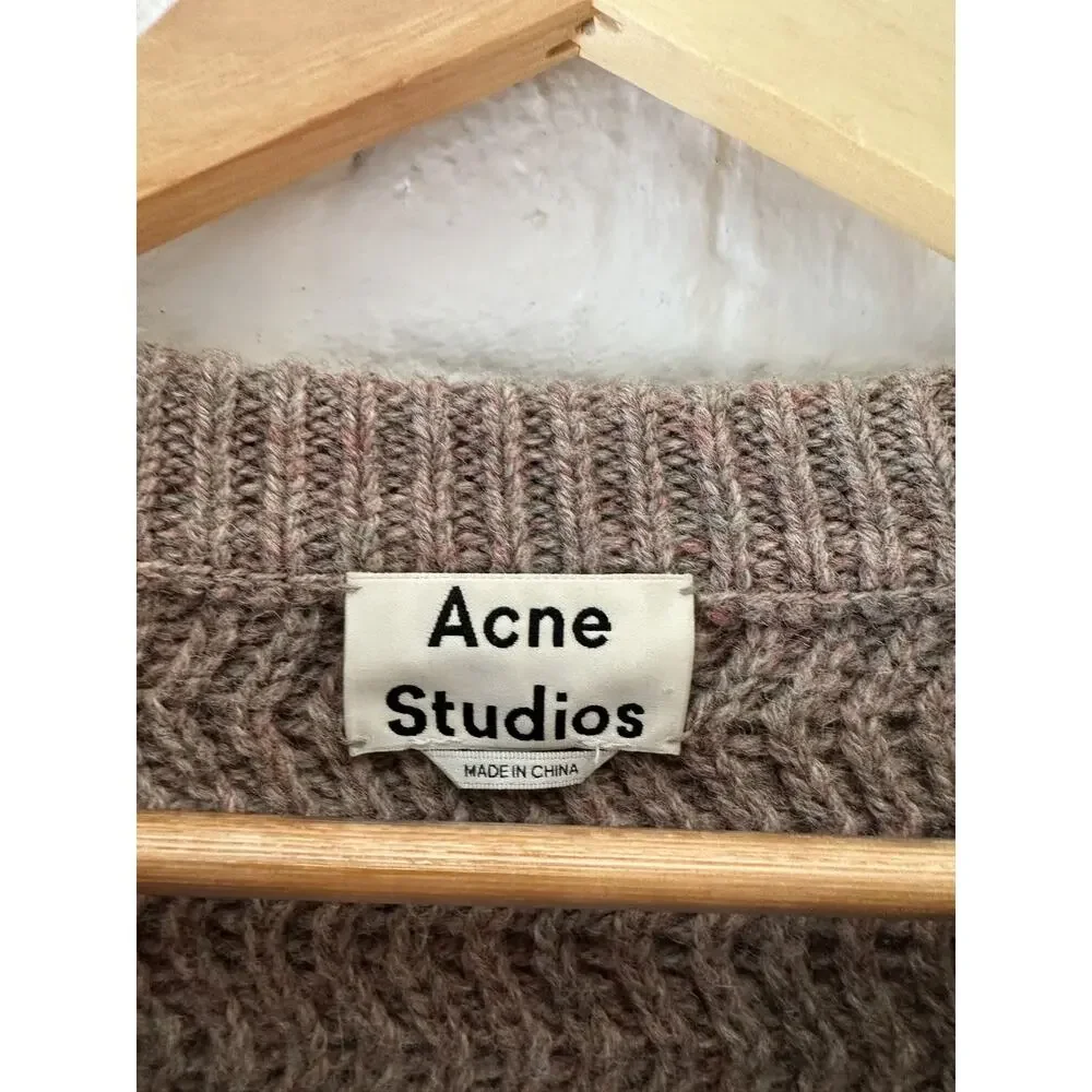 Acne Studios Zig Zag Wool Sweater